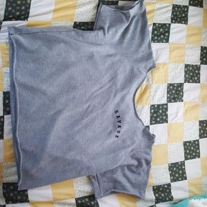 Savage grey crop top
